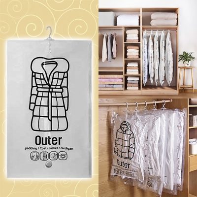 Viseče vakuumske vreče za shranjevanje - (4 kos) | VACUHANG