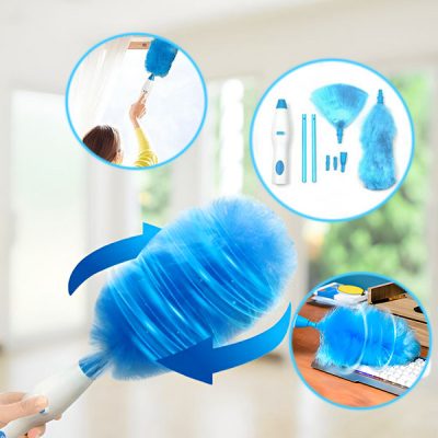 360-stopinjsko vrtljiva električna krtača za prah | DUSTER