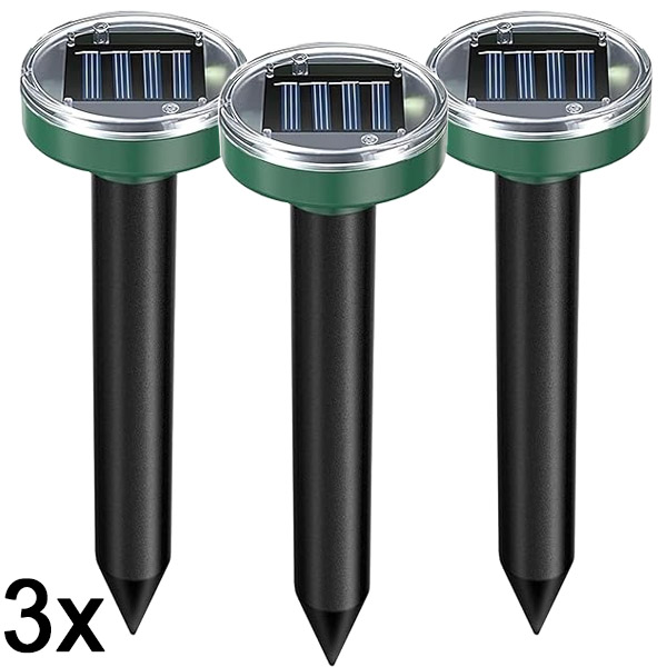 3x Solarni repelent proti škodljivcem | SOLGUARD